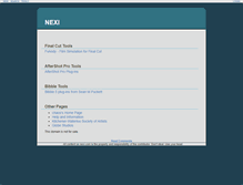 Tablet Screenshot of nexi.com